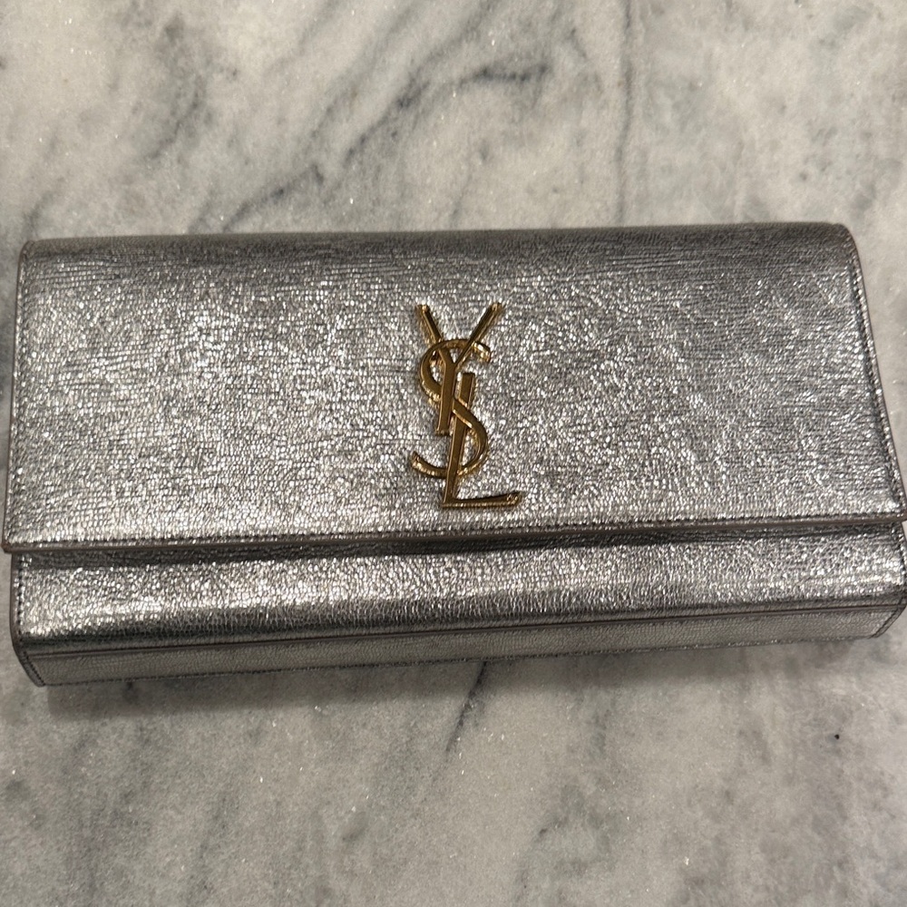 Saint Laurent Black Leather Accessory